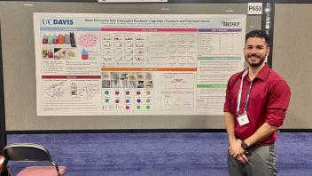 PhD Student Mark Salazar presenting at the Society of Toxicology meeting (March, 2024)