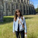 Photo of undergraduate students Anna Maffia